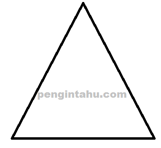 gambar bangun datar segitiga